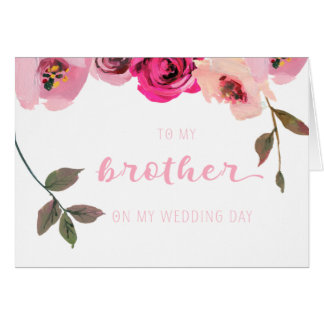 Mit Blumen zu meinem Bruder auf meiner