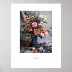 Mit Blumenoberstes Poster