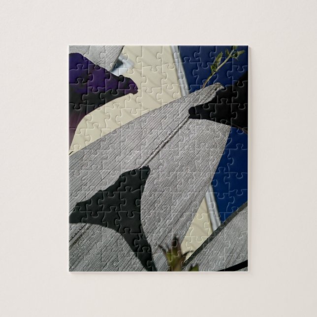 Mit Blumenpuzzle Puzzle (Vertikal)