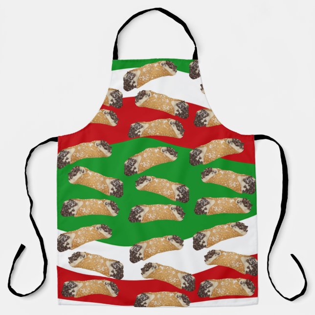 Mit Cannoli-Muster feiern Schürze (Vorderseite)