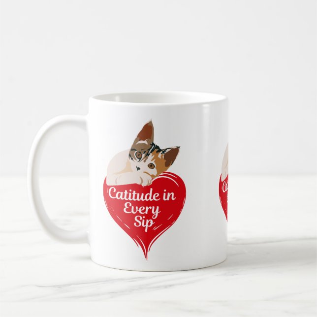 Mit Catitude trinken Kaffeetasse (Links)