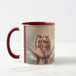 Mit Christus, Kaffee-Tasse Tasse
