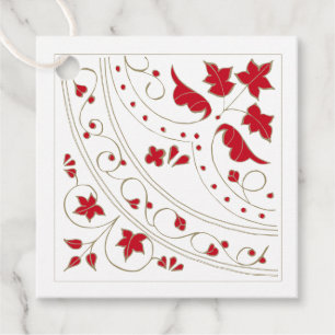 Mit Compliments Elegante Geschenktasten Vorzugstri Geschenkanhänger