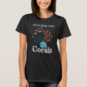 Mit Corals Reef Ocean Corps Reefs Aquarium T-Shirt