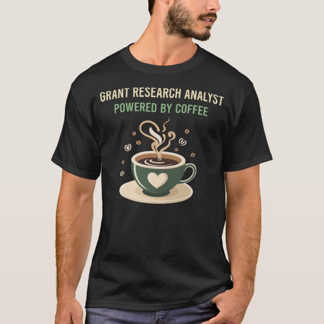 Mit dem Analyst für Kaffeegenetze T-Shirt (Vorderseite)
