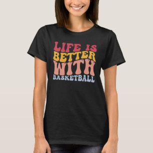 Mit dem Basketball Player Basketball Basketball Ba T-Shirt