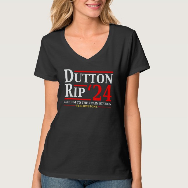 Mit dem Dutton Rip 24 bis zum Bahnhof D T-Shirt (Vorderseite)