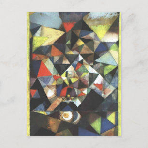 Mit dem Ei von Paul Klee Postkarte