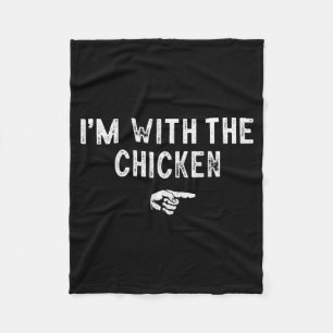 Mit dem faulen Kostüm zum Halloween mit dem Huhn p Fleecedecke