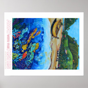Mit dem Fish Poster weg