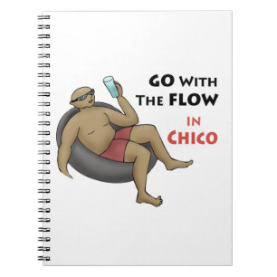 Mit dem Fluss in Mexiko gehen Notizblock