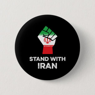 Mit dem Iran-Shirt protestet die weibliche Gleichb Button