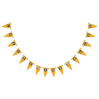 Mit dem Kopfe stoßender Wimpel der Beifall-und Wimpelkette