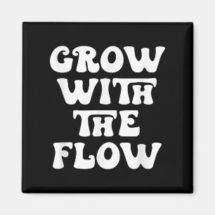 Mit dem Motivationsangebot für den Fluss wachsen Magnet