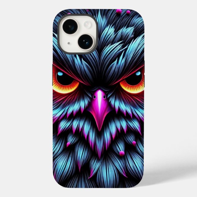 Mit dem Neonröulchen lassen Sie Ihren Stil erstrah Case-Mate iPhone Hülle (Rückseite)