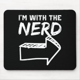 Mit dem Nerd RECHTER Pfeil Lustiges Halloween Süß Mousepad