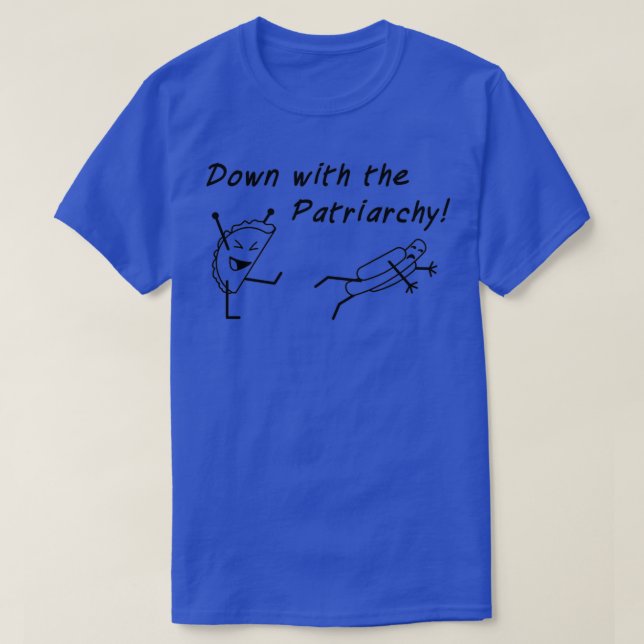 Mit dem Patriarchat T-Shirt (Design vorne)