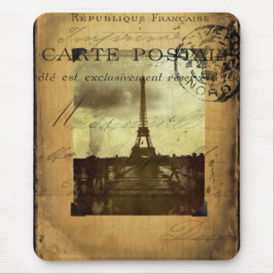 Mit dem Poststempel Paris Mousepad