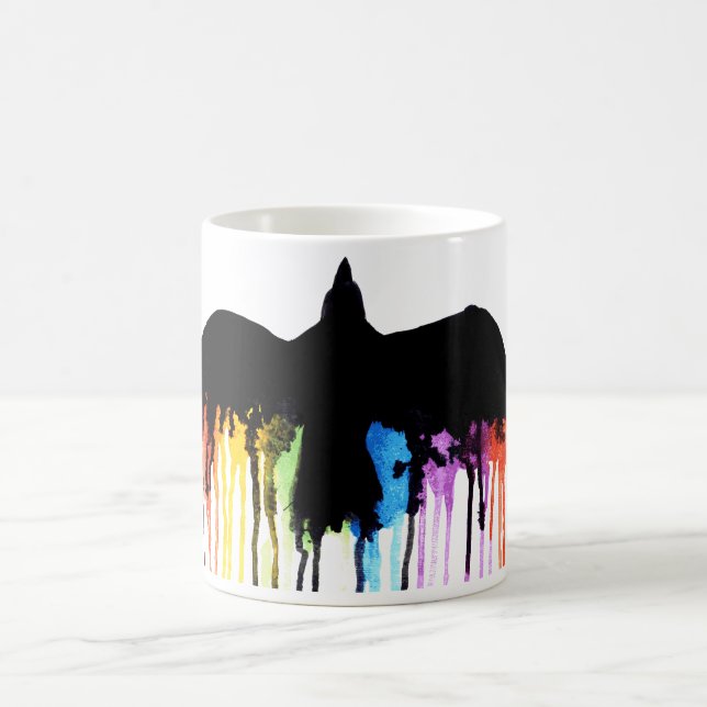 Mit dem Regenbogen Tasse (Mittel)