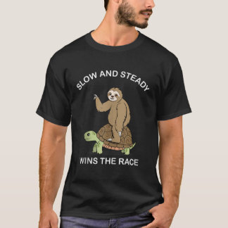 Mit dem Reiten der Turtle wird das Rennen langsam T-Shirt