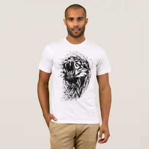 Mit dem Roaring Tiger Ihre wilde Seite einbinden T-Shirt