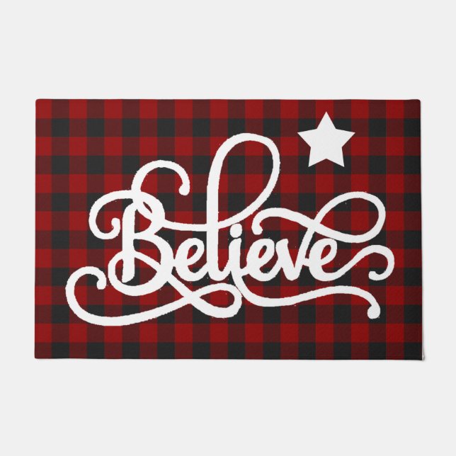 Mit dem Stern glauben Fußmatte (Vorderseite)