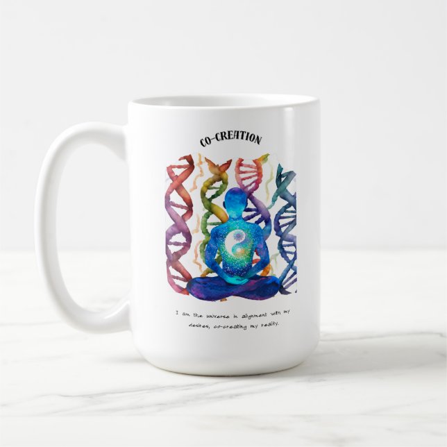 Mit dem Universum abgestimmt: Meine Realität gemei Kaffeetasse (Links)