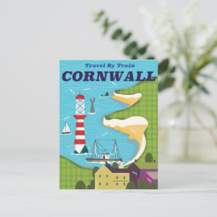 Mit dem Zug nach Cornwall Postkarte