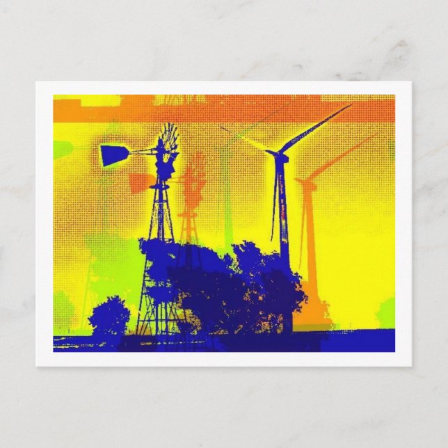 Mit den alten und mit den neuen postkarte (Vorderseite)