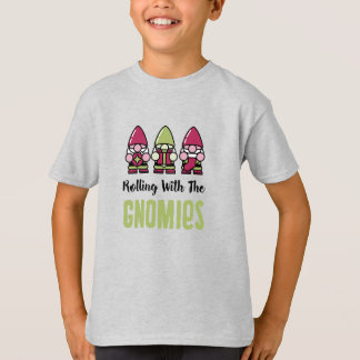 Mit den Gnomen rollen Kinder T - Shirt