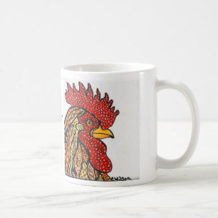 Mit den Hühnern Kaffeetasse