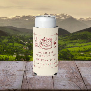 Mit den Jahren gereift wie ein guter Wein Geburtst Selters Dosenkühler