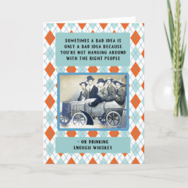 Mit den Rechten zum Geburtstag Karte