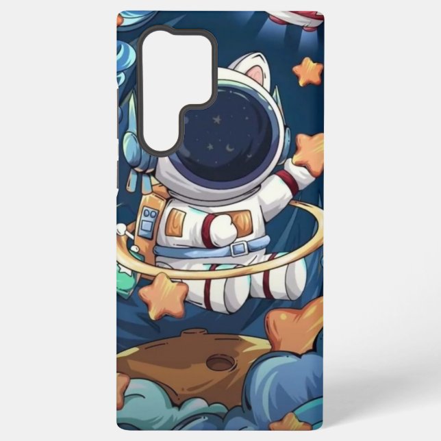 Mit den Sternen ins All fliegen Samsung Galaxy Hülle (Rückseite)