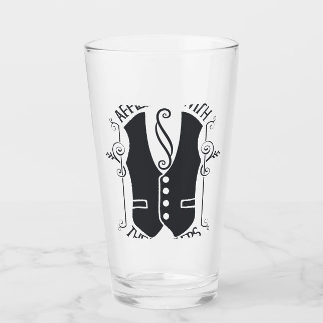 Mit den Stümpern verbunden Glas (Vorderseite)