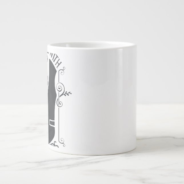 Mit den Stümpern verbunden Jumbo-Tasse (Vorderseite)