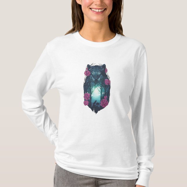 Mit den Wölfen laufen T-Shirt (Vorderseite)