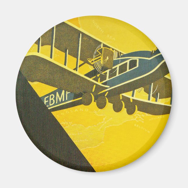 Mit den Zeiten fortfahren Magnet (Vorne)