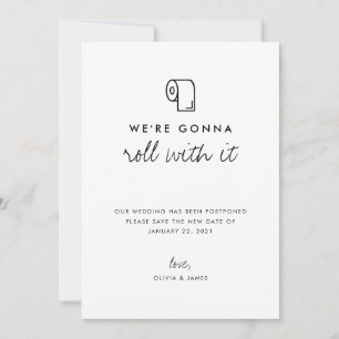 Mit der Änderung der Pläne für die Hochzeitverläng Ankündigung