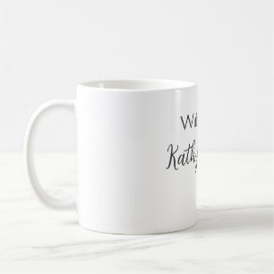Mit der Liebe fügen Sie Ehepaare Namen Hochzeit ei Kaffeetasse