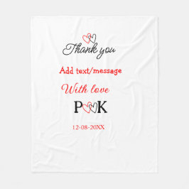 Mit der Liebe fügen Sie ein paar Namen Buchstaben  Fleecedecke