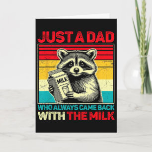 Mit der Milch Vatertag Lustiger Toll Vatertag Karte