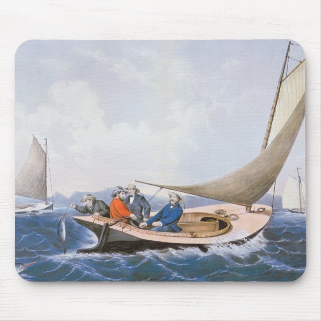 Mit der Schleppangel fischen für blaues Fsh vor Mousepad (Vorne)