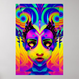 Mit der Techno-Arts gepufft - Ken Gage Art Poster