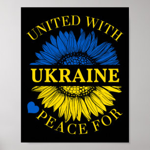 Mit der Ukraine vereint Shirt Poster