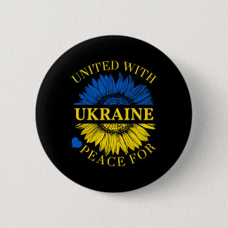 Mit der Ukraine vereint T-Shirt Button