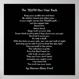 Mit der Wahrheit durch den SRF Poster