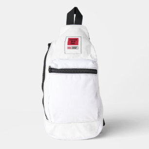 Mit der Zeit gefertigte Schultiertasche Crossbody Bag