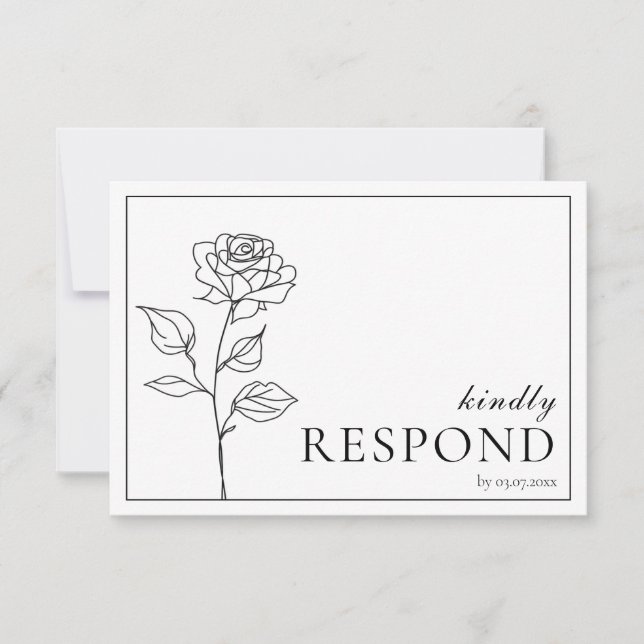 Mit Diätoptionen UAWG Zeitloses Blut RSVP Karte (Vorderseite)