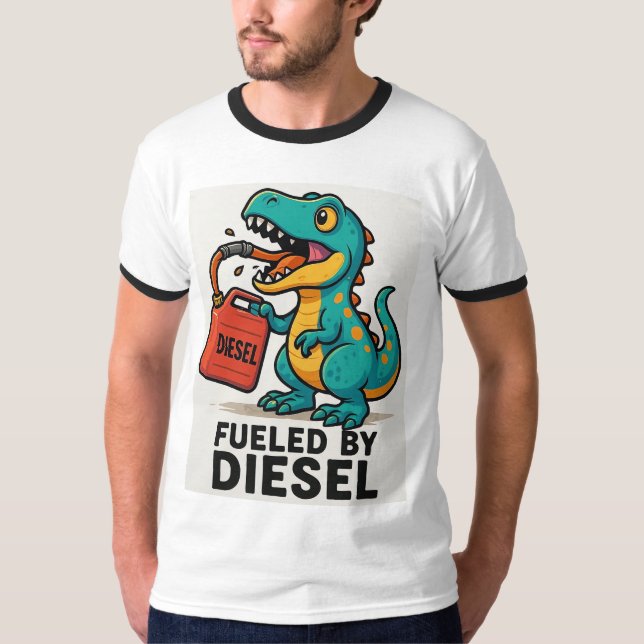 Mit Diesel betrieben T-Shirt (Vorderseite)